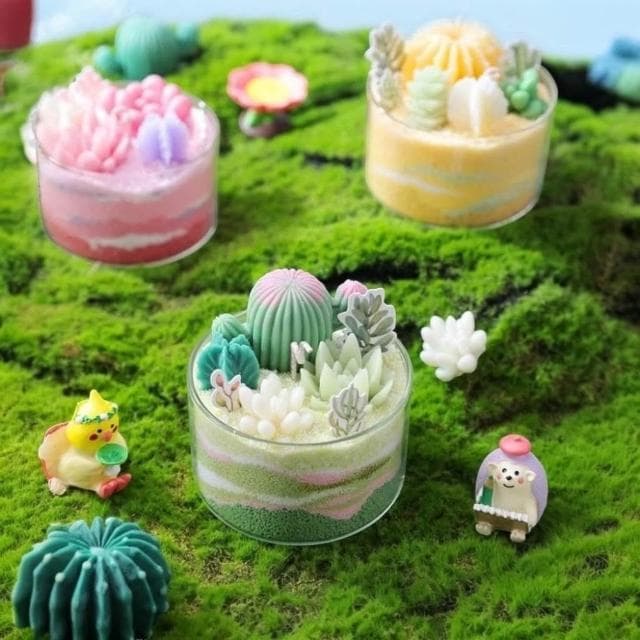【7822 shop】7822生活選物 多肉砂畫蠟燭 DIY沙畫蠟燭 香薰蠟燭 砂蠟 蠟燭 香氛蠟燭 沙蠟 DIY砂畫蠟 室內香氛 線香