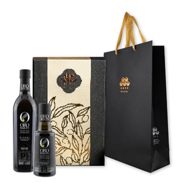 【Oro Bailen 皇嘉】豐收御藏禮盒 特級冷壓初榨橄欖油 500ml+250ml 雙入組 (任選) Picual Arbequina 中秋禮盒 橄欖油禮盒 伴手禮 送禮 交換禮物