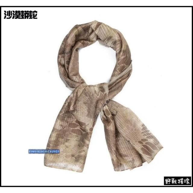 野戰搖滾 迷彩網狀圍巾、偽裝巾、網巾 叢林迷彩、三沙迷彩、ACU迷彩、數位沙漠迷彩 迷彩頭巾戰術頭套迷彩面罩