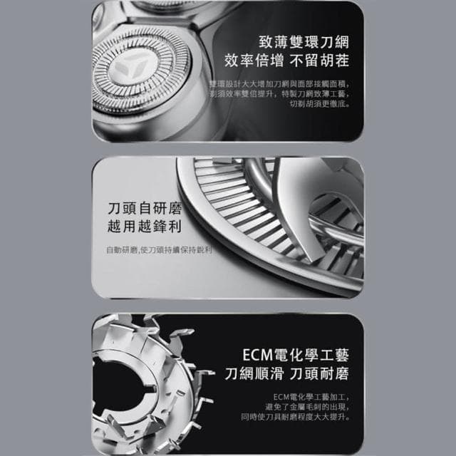 映趣銀翼X7刮鬍刀 ENCHEN 無死角 男性 刮鬍刀 真空電鍍 拆卸式刀頭 磁吸 快拆 出差旅遊必備 自動 研磨 智能刮鬍刀 服貼 可水洗 續航持久