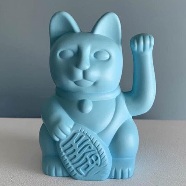 招手錢就來 北歐風招財貓 招財貓 招財貓咪 招財貓擺件 招財貓擺飾 金色招財貓 開幕送禮 開店送禮 開業擺件 紫龍騎士