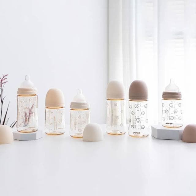 【UBMOM】PPSU奶瓶280ml-2024年限定(附M號奶嘴頭)(3款可選) 麗兒采家