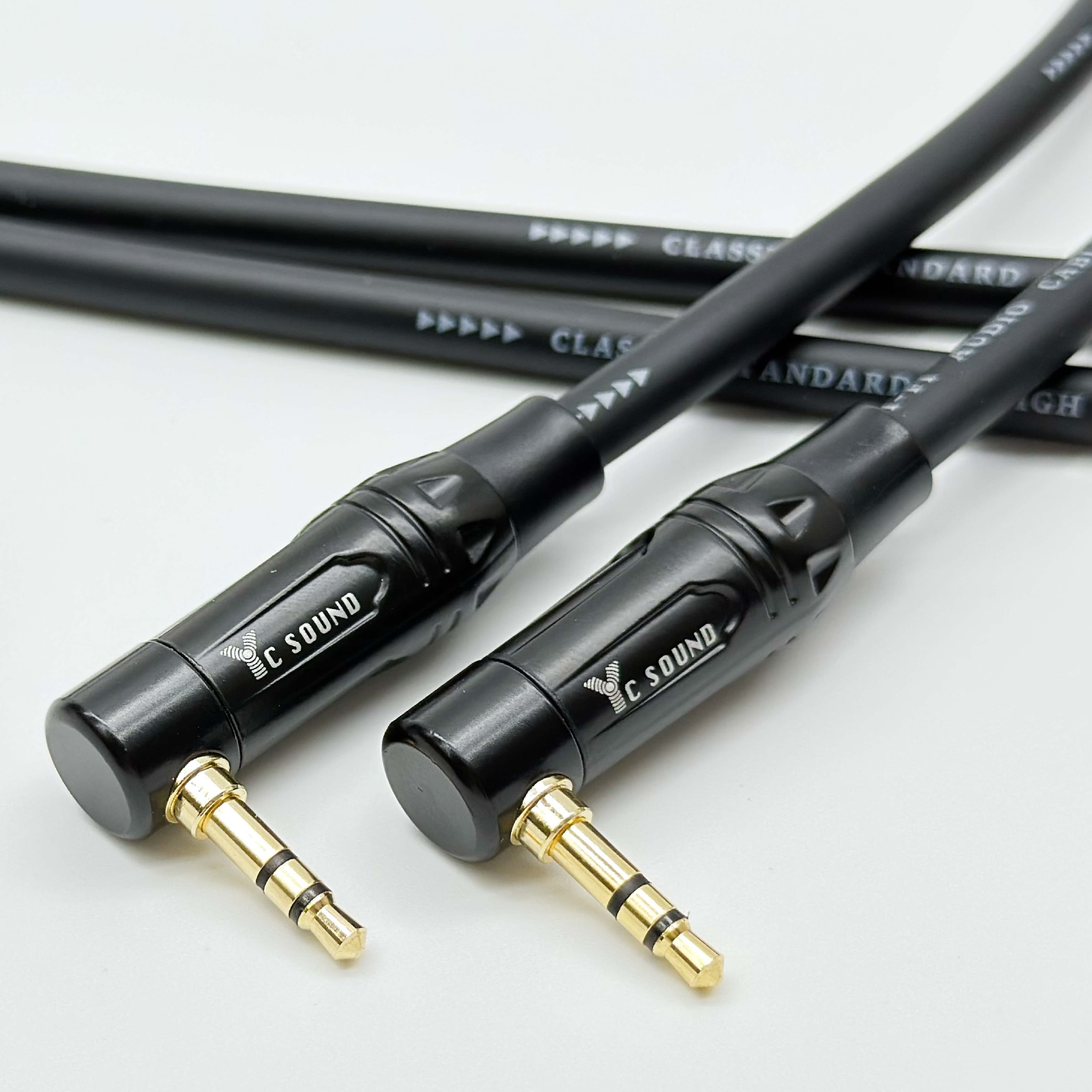 【YC Sound】1.5米 雙彎頭款 特殊電鍍工藝金屬外殼接頭 發燒線 手機播放線 專業用手工線 3.5轉3.5 公對公 手機播放線 3.5mm音源線 3.5雙彎頭 音訊線 公對公 AUX音源線 耳機頭 藍牙喇叭 音源線 AUX播放線 汽車音響AUX輸入