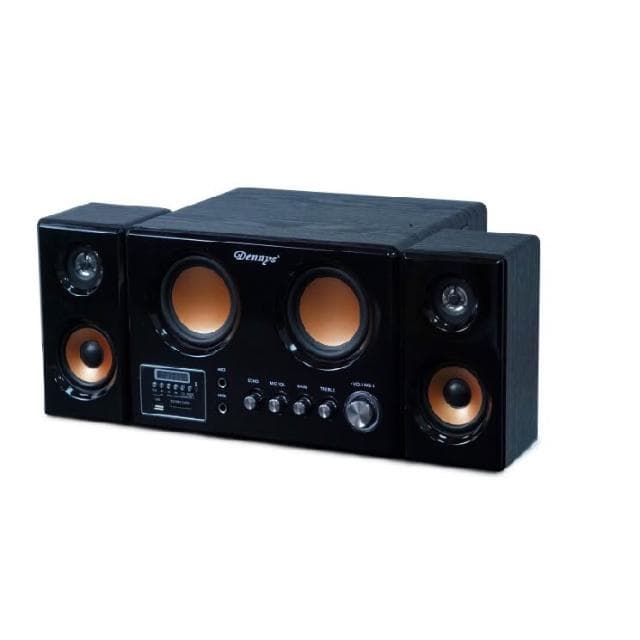 【Dennys】Dennys 藍牙/USB/SD/2.1木質音響喇叭(T-790BT)