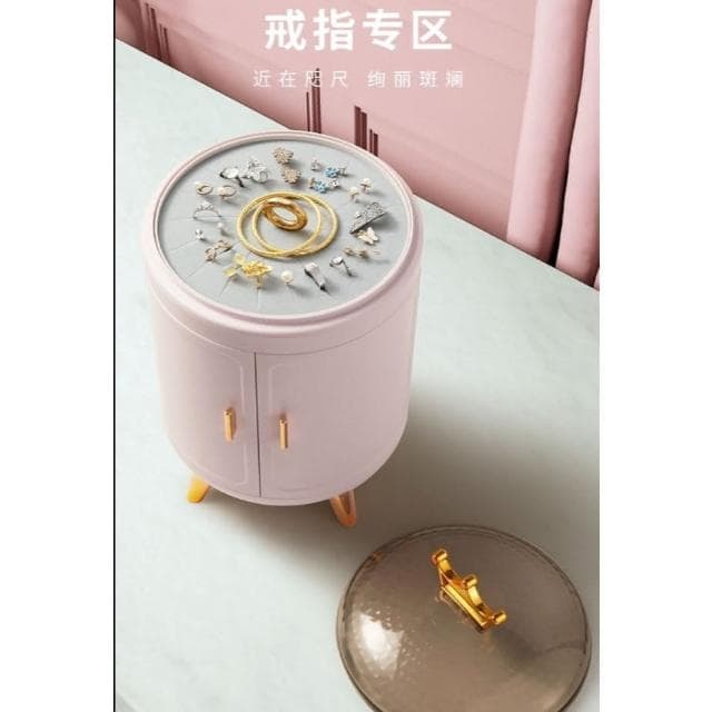 💕 集美家居生活館 💕高檔防氧化項鍊耳環收納盒 大容量輕奢耳飾品首飾盒 展示架子 抗氧化收納 首飾收納盒 收納櫃 收納箱