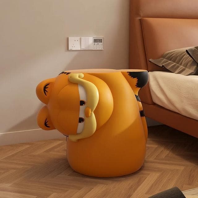 加菲貓周邊客廳沙發凳矮凳電視櫃旁邊落地玄關換鞋凳搬家喬遷禮物