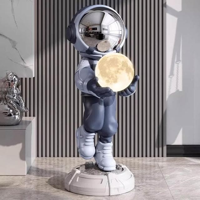 漫步太空人宇航員落地擺件客廳大型藍牙音響沙發邊電視櫃飾品擺設