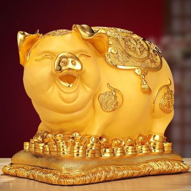 大號金豬存錢罐 儲錢罐 桌麵擺件 招財豬  創意禮品 屬豬生日禮物 創意生日禮物  招財擺件