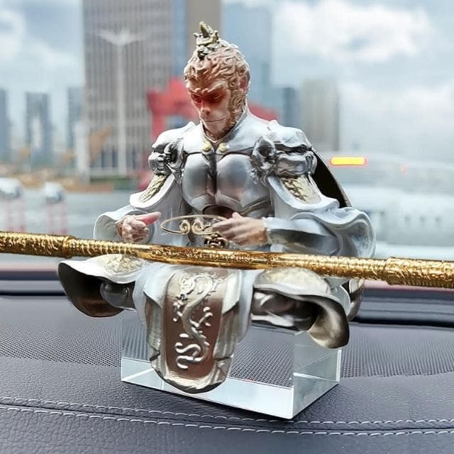 鬥戰勝佛 創意禮物 汽車孫悟空車載擺件 齊天大聖 車內裝飾 聖誕禮物 交換禮物  禮物 居家裝飾 汽車內吊飾 掛件 裝飾品 財神爺擺件