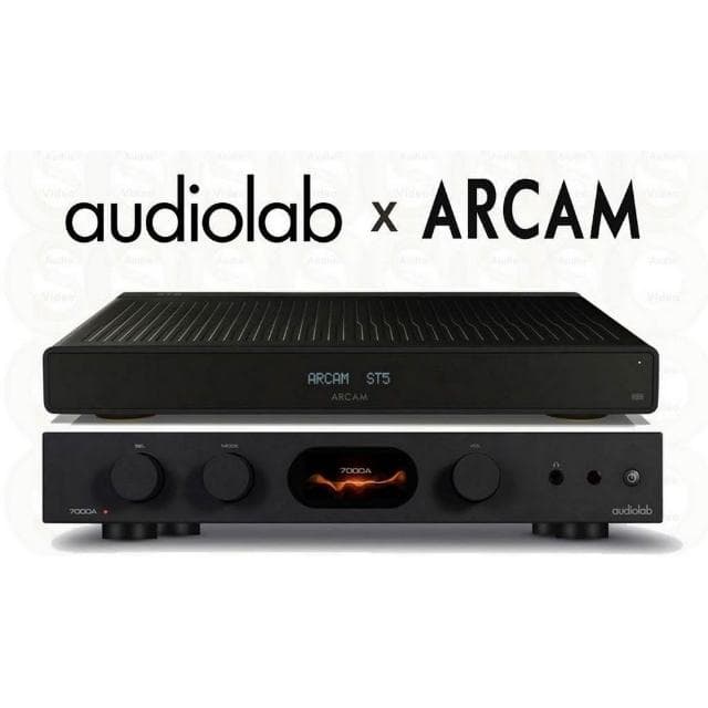 Audiolab 7000A 藍芽綜合擴大機 + ARCAM ST5 串流播放機 - 串流音樂組合