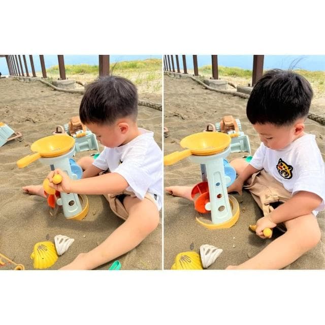 隔日到貨 小麥沙漏玩具套組 玩具沙漏 沙灘玩具 玩沙工具 挖沙玩具 沙坑玩具 兒童安全玩具 聖誕節禮物