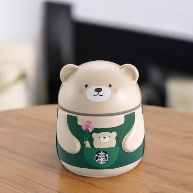 星巴克 Starbucks 馬克杯  杯子 水杯 保育動物 台灣黑熊 白鼻心 石虎 熊媽媽 禮物 生日禮物 收集
