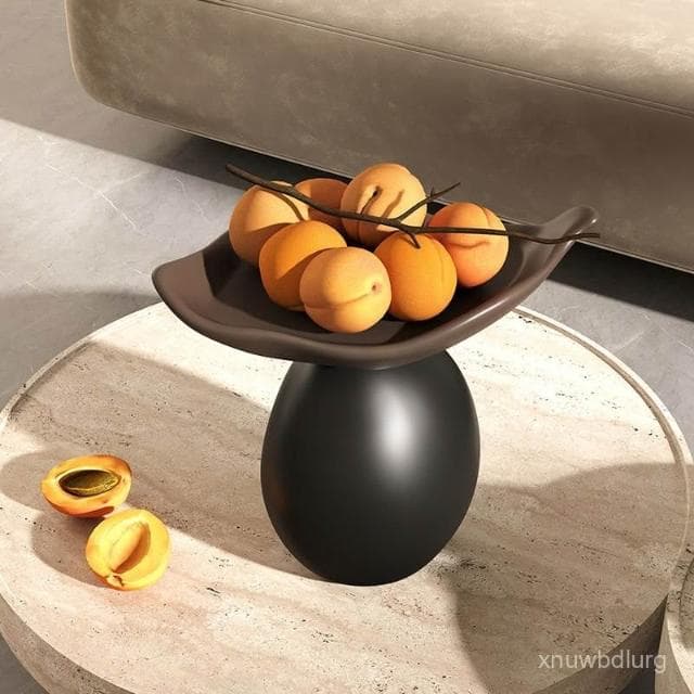 免運 🔥中古風時來運轉擺件玄關櫃鑰匙桌麵收納果盤輕奢高級喬遷裝飾禮物