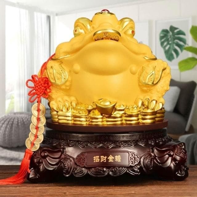 擺件 招財進寶 金蟾蜍 招財擺飾 蟾蜍咬錢 開運 風水擺件 傢居 辦公室 店鋪擺飾 開幕送禮