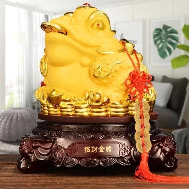 擺件 招財進寶 金蟾蜍 招財擺飾 蟾蜍咬錢 開運 風水擺件 傢居 辦公室 店鋪擺飾 開幕送禮