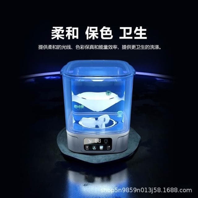 爆款 懶人全自動智能迷你洗衣機嬰兒洗脫一體宿舍專用襪子機