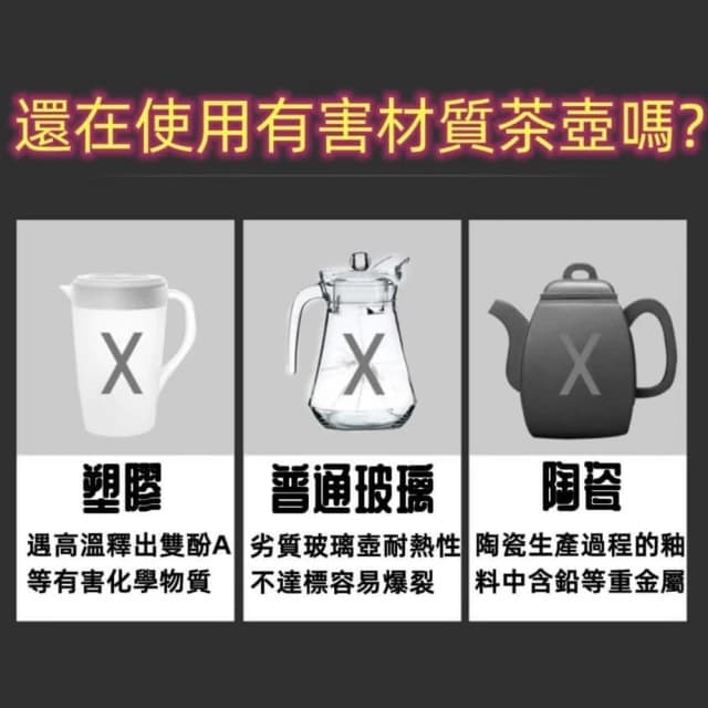 450ml 加厚玻璃茶壺 ｜耐熱花茶壺 泡茶壺加厚玻璃茶壺 耐熱花茶壺 泡茶壺 茶具套裝 不銹鋼過濾茶壺 耐高溫玻璃茶具