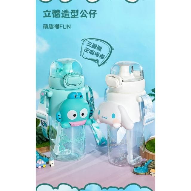 【SANRIO 三麗鷗】蒙蒙太空杯600ml (正版授權 立體公仔 運動水壺 兒童水壺 大容量水瓶  隨身水壺 隨身杯  母嬰Tritan材質 保溫瓶 茶杯  美樂蒂 大耳狗 庫洛米 帕恰狗 水壺 水杯 茶杯 保溫 保溫杯 送禮 生日禮物 交換禮物 聖誕禮物)