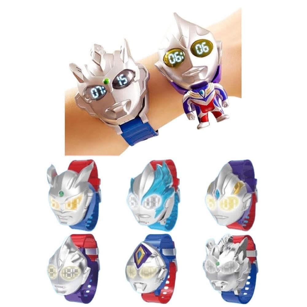 靈動創想 奧特曼 手錶 鹹蛋超人 Q變手錶 兒童版 女孩 小學生 生日 禮物 變形玩具 送禮 變形手錶 交換禮物 聖誕禮物