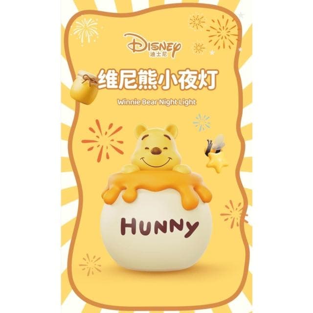 【Disney 迪士尼】迪士尼 小熊維尼小夜燈 維尼熊 3D立體造型 小夜燈 三檔色溫 夜燈 一拍即亮 捏捏燈 解壓送禮 生日禮物 交換禮物 聖誕禮物