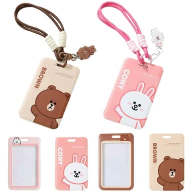 【LINE FRIENDS】Line 卡套 熊大 兔兔 証件卡 保護套 學生 名片 門禁 名片卡 卡套 名牌卡 卡通 證件卡套 證件卡 悠遊卡套 識別證套 送禮 生日禮物 交換禮物 聖誕禮物