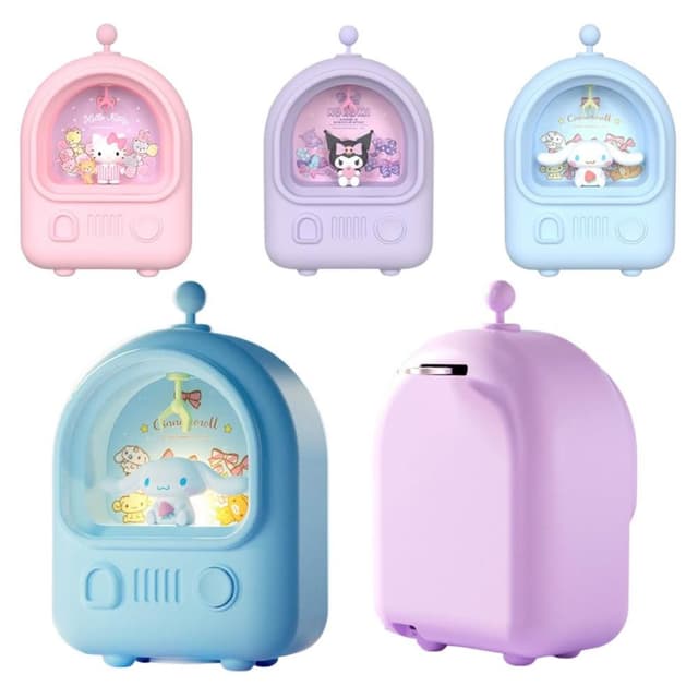 【SANRIO 三麗鷗】三麗鷗 小夜燈 存錢筒 庫洛米 Kitty 大耳狗 臥室 床頭 伴睡 夜燈 兒童 星願存錢罐 儲蓄 燈 禮物 送禮 生日