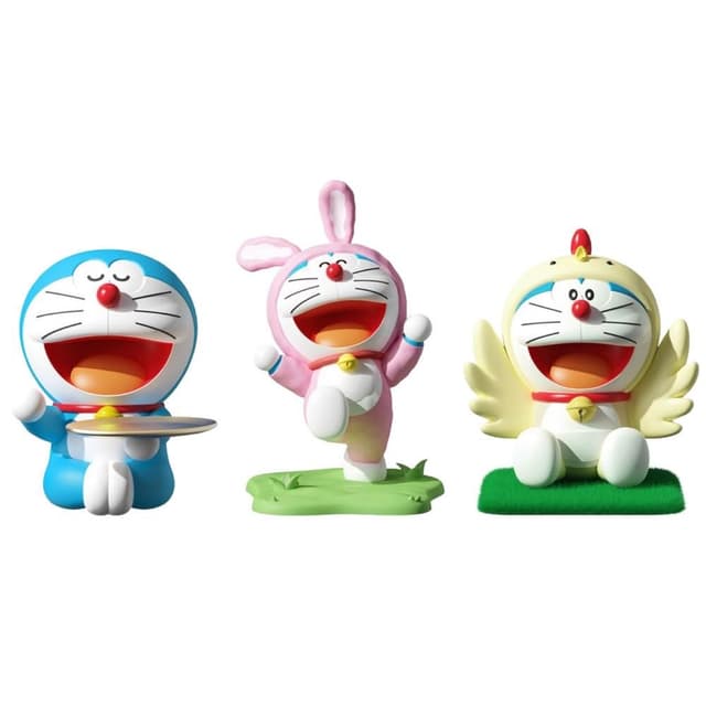 【Doraemon 哆啦A夢】哆啦A夢 桌面 大擺件 手機 平板 支架 可愛 托盤 置物架公仔 手辦 香薰 生日 裝飾 送禮 手機支架 平板支架 禮物