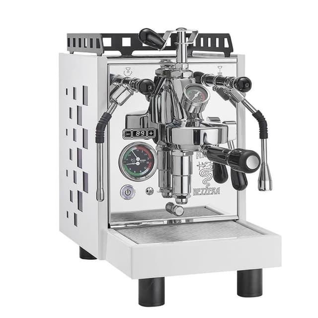 BEZZERA 貝澤拉 R ARIA TOP MN PID 附流量控制專業級半自動咖啡機 (白 / 方格版) 110V(HG1197WHS)
