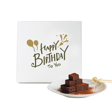 【Joyce Chocolate】生日快樂盒裝-經典73%生巧克力(9顆/盒)(加價購)