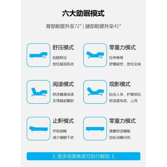 多功能智能床電動升降調節真皮大床現代簡約按摩榻榻米主臥雙人床