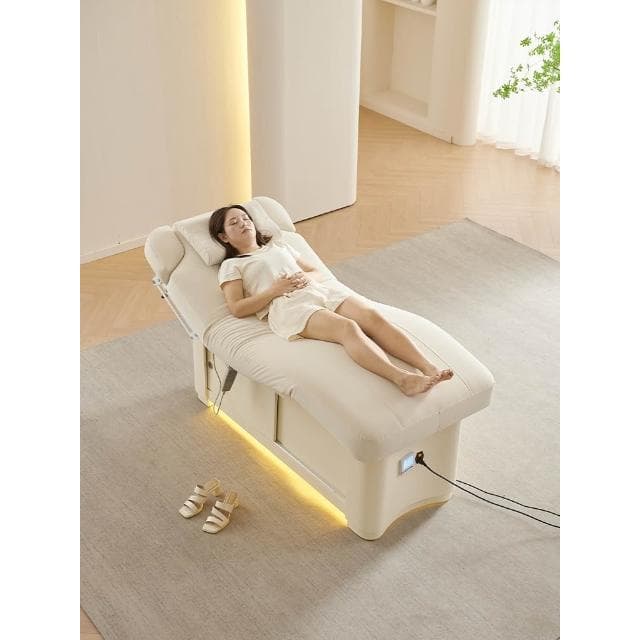 電動美容床美容院專用美睫采耳紋繡電動升降按摩床高級乳膠氛圍燈