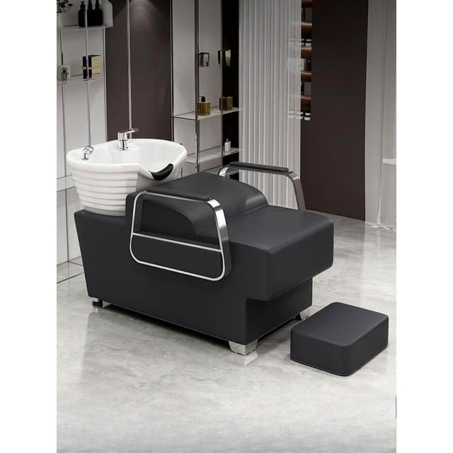 洗頭床理髮店專用美髮店髮廊輕奢網紅潮店簡約半躺沖水床廠家直銷