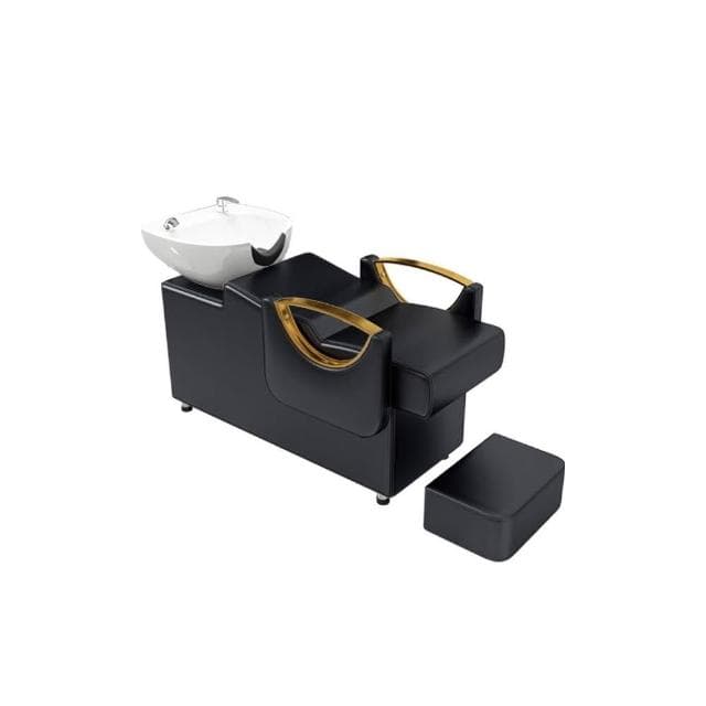 廠家直銷洗頭床理髮店專用髮廊美髮沖頭床網紅潮店陶瓷盆沖水床