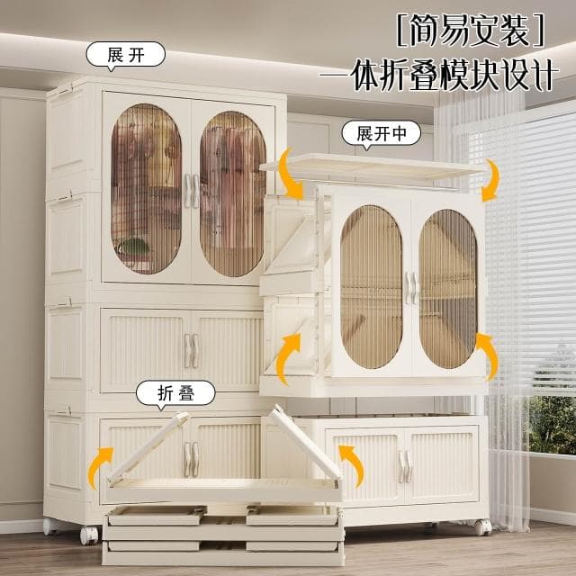 免安裝兒童衣櫃寶寶衣服收納櫃嬰兒小衣櫥多功能家用整理儲物櫃子