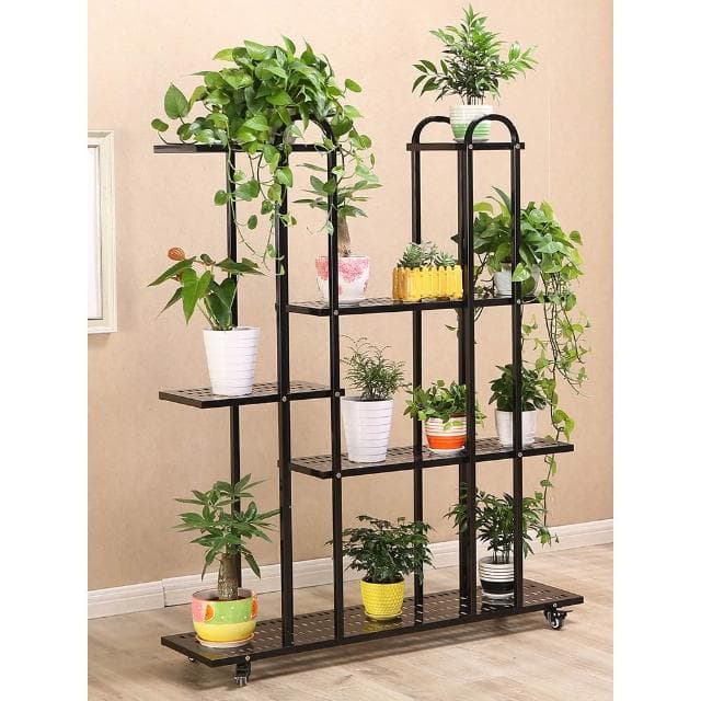 免運｜花架置物架陽台客廳落地式簡約現代鐵藝花架子室內綠蘿多肉花盆架花架盆栽架 多肉植物架 陽台花架 陽台落地式花盆架