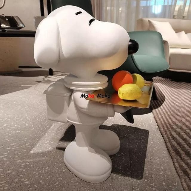 裝飾 置物架 收納架 擺件 白熊 創意北極熊大型落地擺件客廳托盤家居軟裝飾喬遷新居禮品