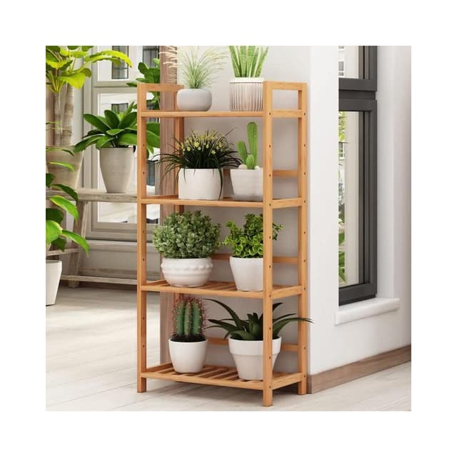 花架陽台落地式花架室內花架盆栽架花盆架園藝花架植物架陽台花架子多層室內置物架多肉落地式客廳組裝楠竹家用裝飾花盆架