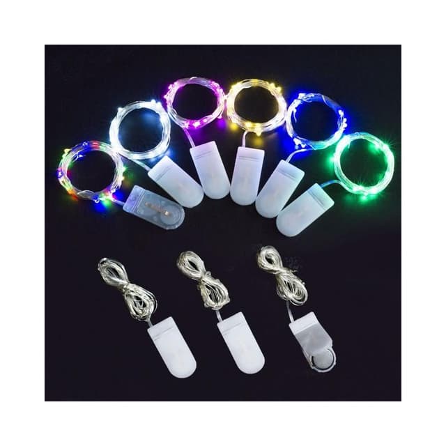 房間裝飾燈 LED 燈串 螢火蟲燈 防水燈串 銅線燈 裝飾燈聖誕節 串燈 裝飾 佈置 銅芯燈 禮物燈 _ 300cm扁盒