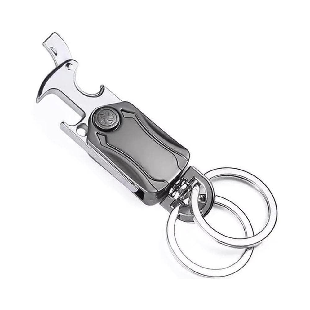 逸品汽車百貨 四合一 指尖陀螺鑰匙圈 金屬鑰匙扣 鎖匙扣 生日禮物 送禮 時尚精品