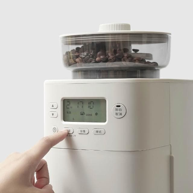 【Siroca】全自動 濾滴式 新鮮研磨 咖啡機 SC-C2510 / SC2510 淺灰色