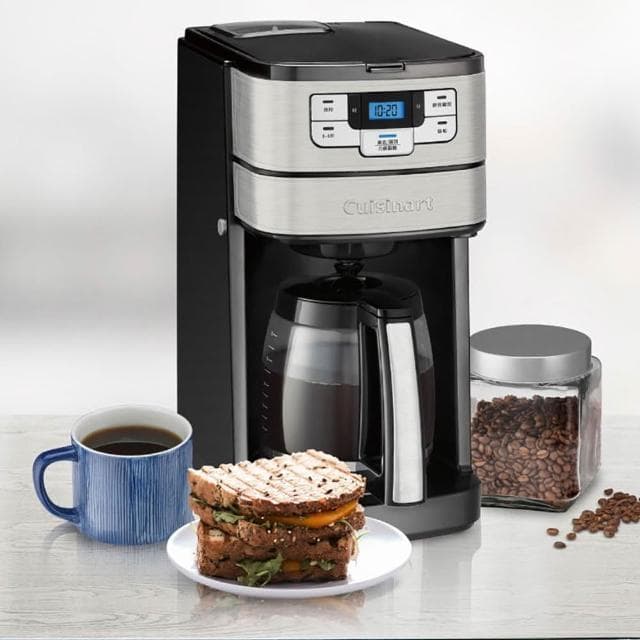 【Cuisinart 美膳雅】12杯全自動美式咖啡機 DGB-400TW