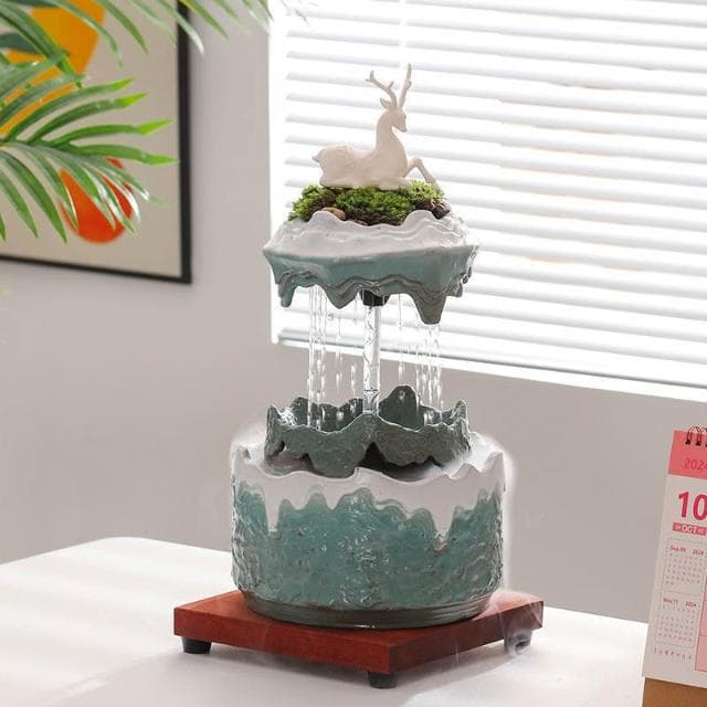 流水擺件 流水聚寶盆 招財擺飾 風水擺件 玄關擺飾 流水盆 開運 風水 開店 喬遷 禮物