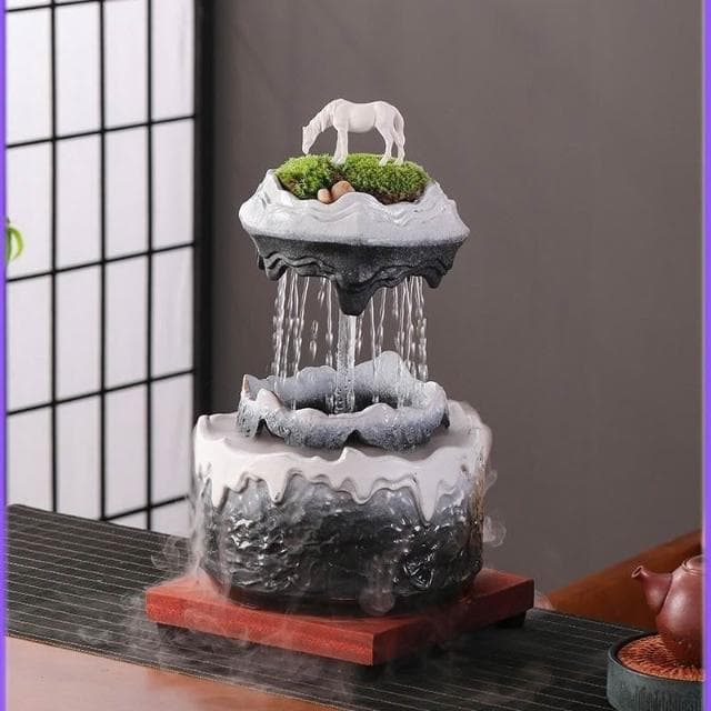 流水擺件 流水聚寶盆 招財擺飾 風水擺件 玄關擺飾 流水盆 開運 風水 開店 喬遷 禮物