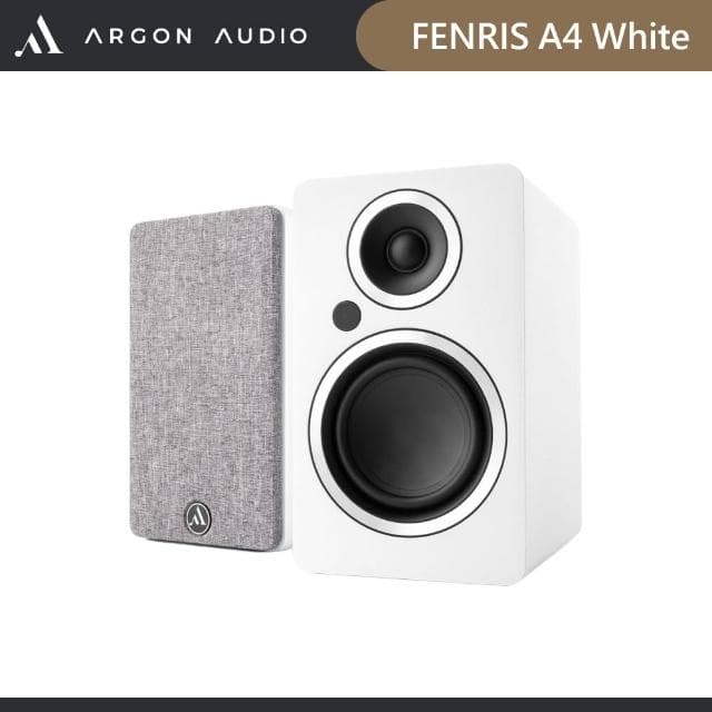 【Argon Audio】【丹麥ARGON】FENRIS A4 主動式藍牙書架喇叭 全新台灣代理商 公司貨 黑色/白色
