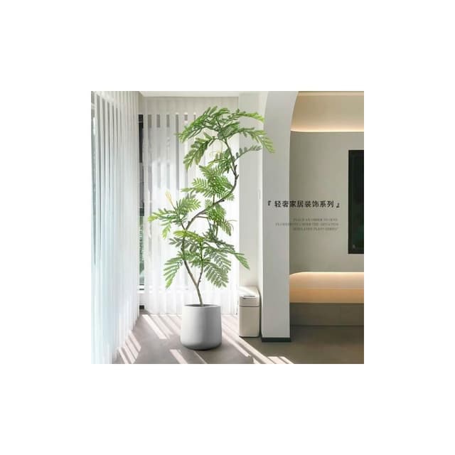 藍花楹仿真綠植高端室內客廳門店網紅ins風裝飾大型落地盆栽仿生 盆栽 居傢裝飾 仿真植物 人造樹 假樹 假植物