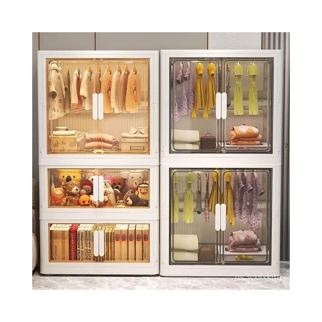 寶寶專用衣櫃 嬰兒衣服兒童小衣櫥置物塑料家用臥室簡易儲物收納櫃 兒童衣櫃衣櫥收納 寶寶衣櫃 納櫃組閤衣櫃小衣櫥