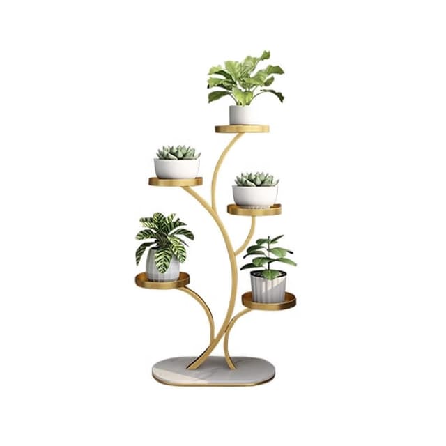 SENYU森語好物 花架 盆栽架 花盆架 園藝花架 陽臺 花架 多層花架  植物架 花架陽臺落地式 多肉花架 聖誕樹花架（帶萬向輪 交換禮物）