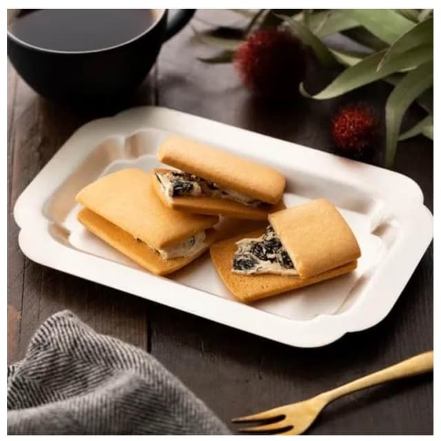 【銀座千疋屋】奶油夾心餅乾系列-蘭姆葡萄6入/綜合水果6入/蘭姆葡萄15入/綜合水果15入（1盒；餅乾 東京 送禮）