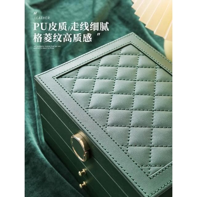 黃金玉鐲首飾專用收納盒高檔精緻項鏈耳飾手飾品耳環輕奢珠寶盒子