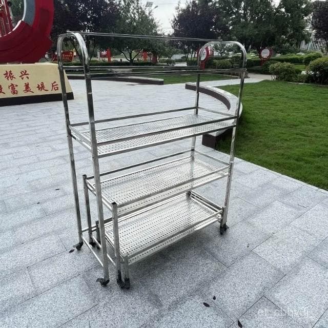 熱賣💕不銹鋼陽臺戶外清倉新款多肉花盆架多層階梯式落地可移動帶輪花架 花架 盆栽架 陽臺花架 園藝花架 多肉植物架